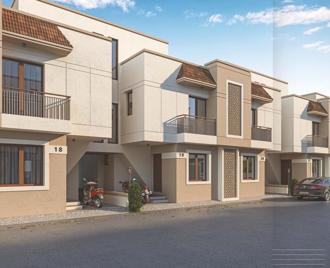 Akshar Pushti Bungalows Elevation 1