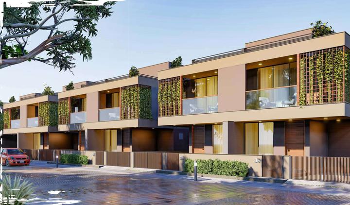V K Amrutam Bungalows Elevation 1