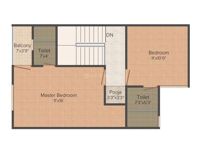 Samarth Green Forest  2D - First Floor 1