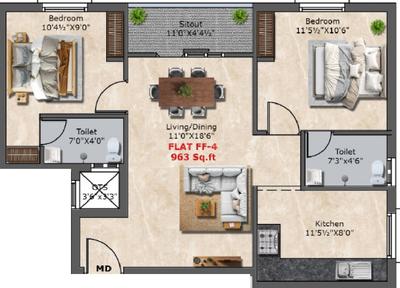 Charan Paradise 2D 2