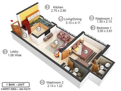 Gallery Cover Pic of Rajesh Whitecity Phase 1 Wing A