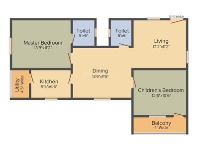 Surya Constructions Saketh Castle 2D 1
