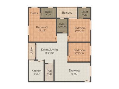 SVS's Pavan Residency 2D 3
