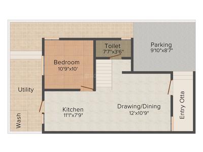 Nilamber Aangan Ground Floor - 2D 1