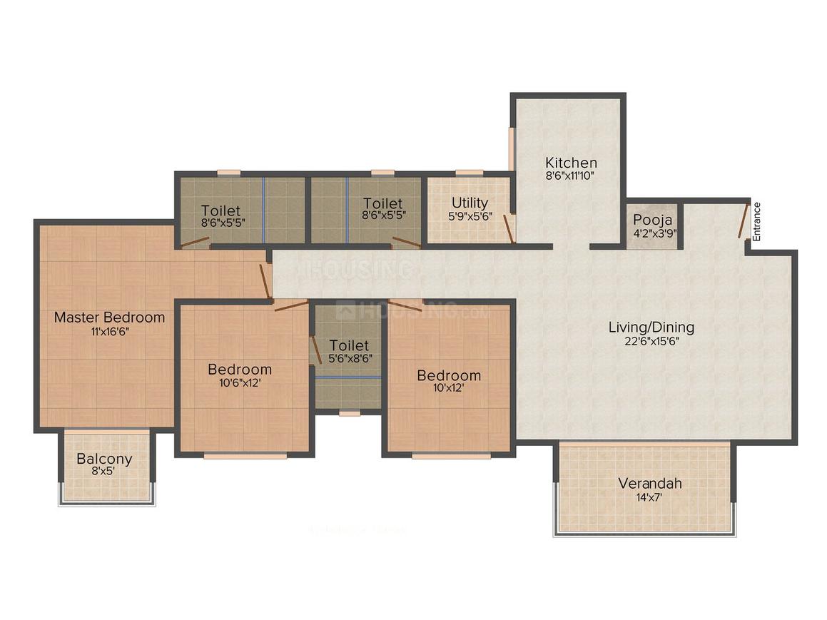 Hiranandani Hill Crest in Akshayanagar, Bangalore Price, Reviews & Floor Plan