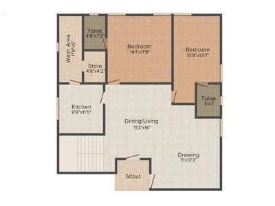 Flagmark Daffodils 2D - Ground Floor 3