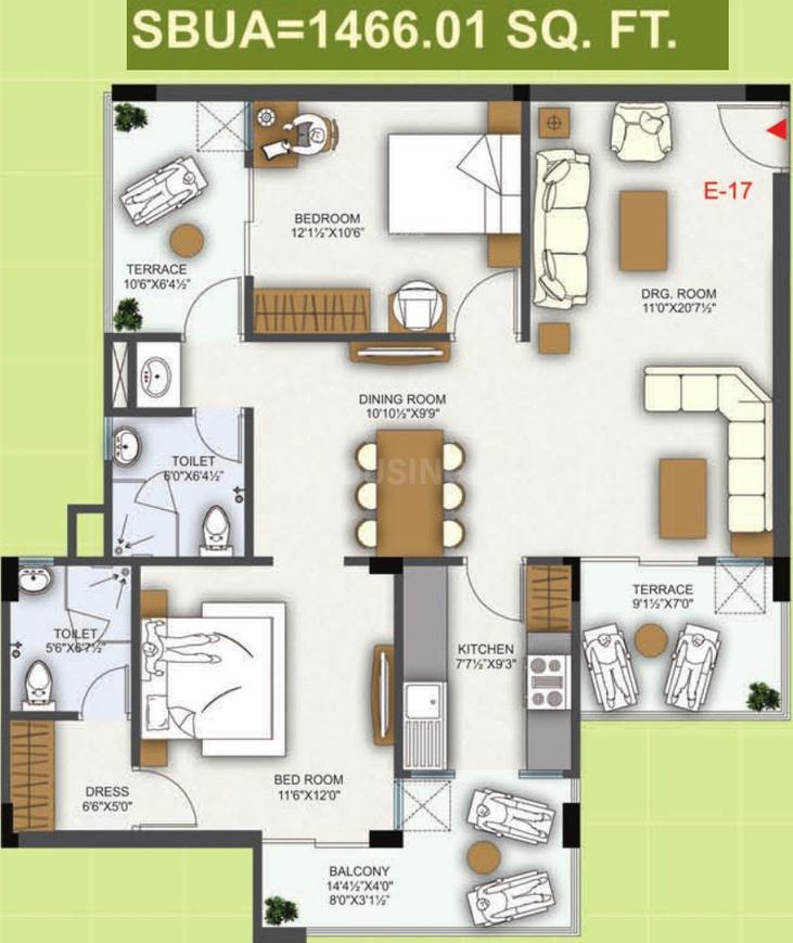 Platinum Amaltas Floor Plan Kanakpura, Jaipur