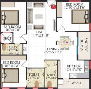 Jai Bharathi Mansion 2D 1