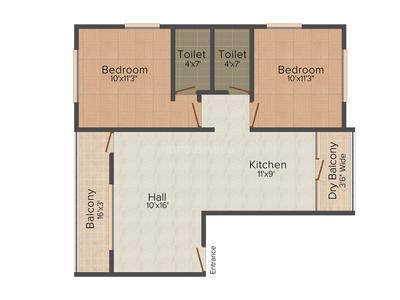 Subodh Nishigandha Apartment 2D 1