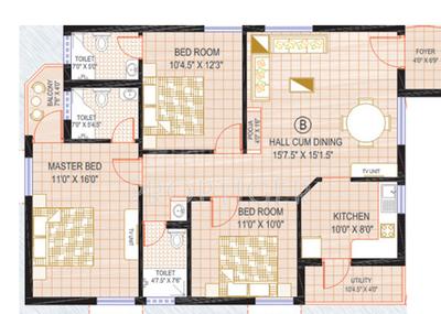 Kirthika Sunshine Apartment 2D 2