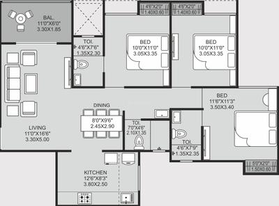 Siddhivinayak Exotica 2D 3