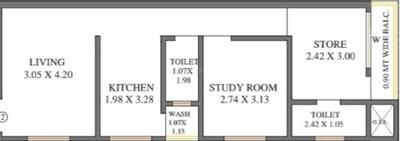 JPR Ravipushpa Apartment 2D 1