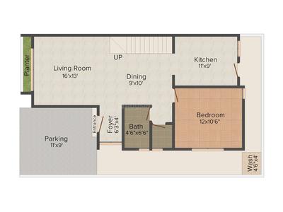 Dev Green Waves 2D - Ground Floor 1