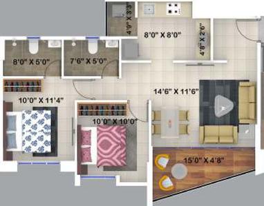 Kumar Primrose C Building 2D 2