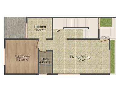 Phlox Serenity 2D - Ground Floor 1