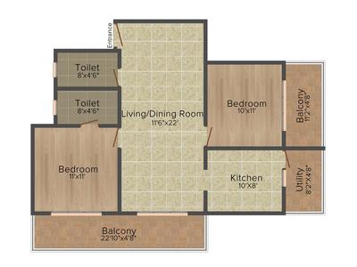 Suvastu Oak Leaf 2D 3