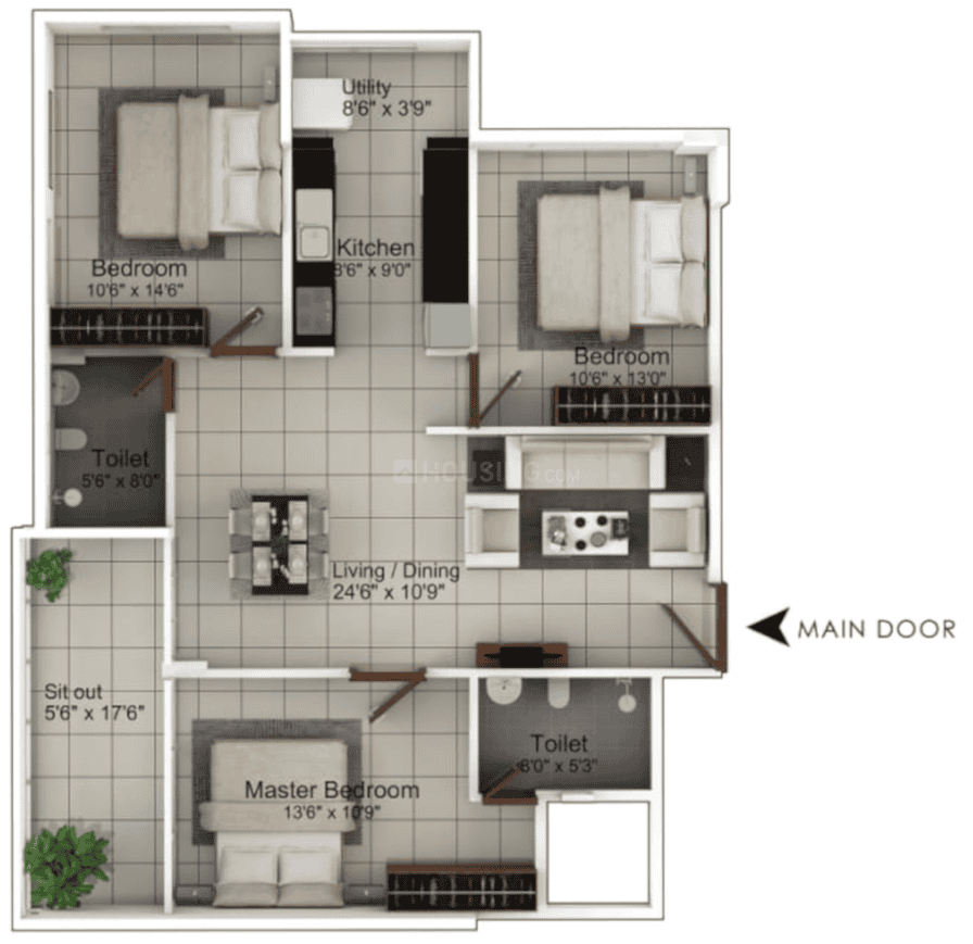 Mahabaleshwara Classique Mayflower Floor Plan Ramanashree California