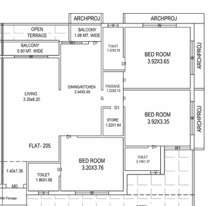 Phoenix Simandhar Square 2D 3