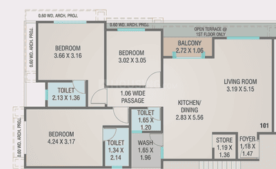 Courtyard Paramount 2D 1