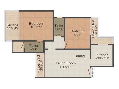 Murudeshwar Westwind Residency 2D 1