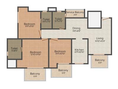 Aerens Palm Residency 2D 1