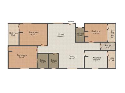 Varun Aashritha Residency 2D 3