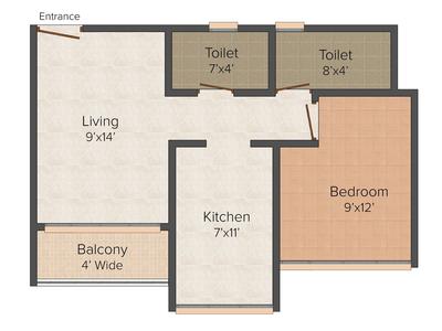 Supreme Siddhi Apartment 2D 1