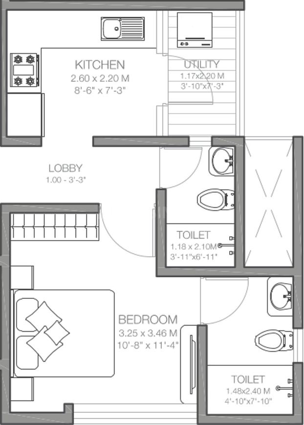 Godrej Infinity Floor Plan Mundhwa, Pune