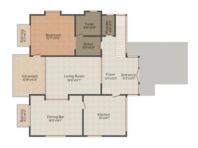 The Deodars 2D - Ground Floor 1