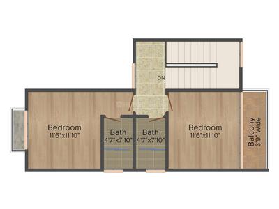 Phlox Serenity 2D - First Floor 2