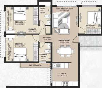 Risara Southern Creek Residences 2D 2