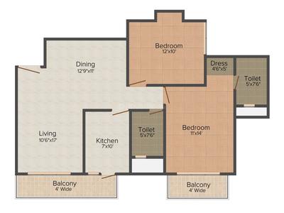 Dynamik Sky View Apartments 2D 1