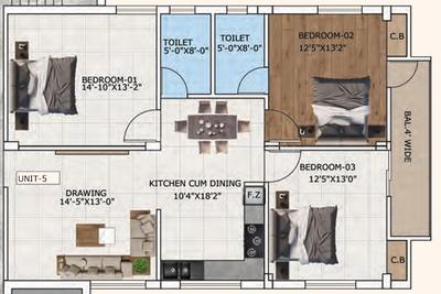 Sarswati Developer Apartment 2D 2