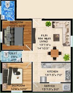 GS Lakshmi Flats 2D 1