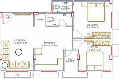 K Shree Omkar Residency 2D 1