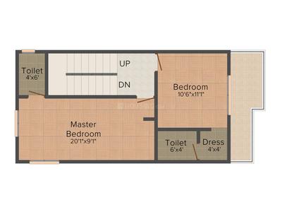 RKS Meadows 2D - First Floor 2