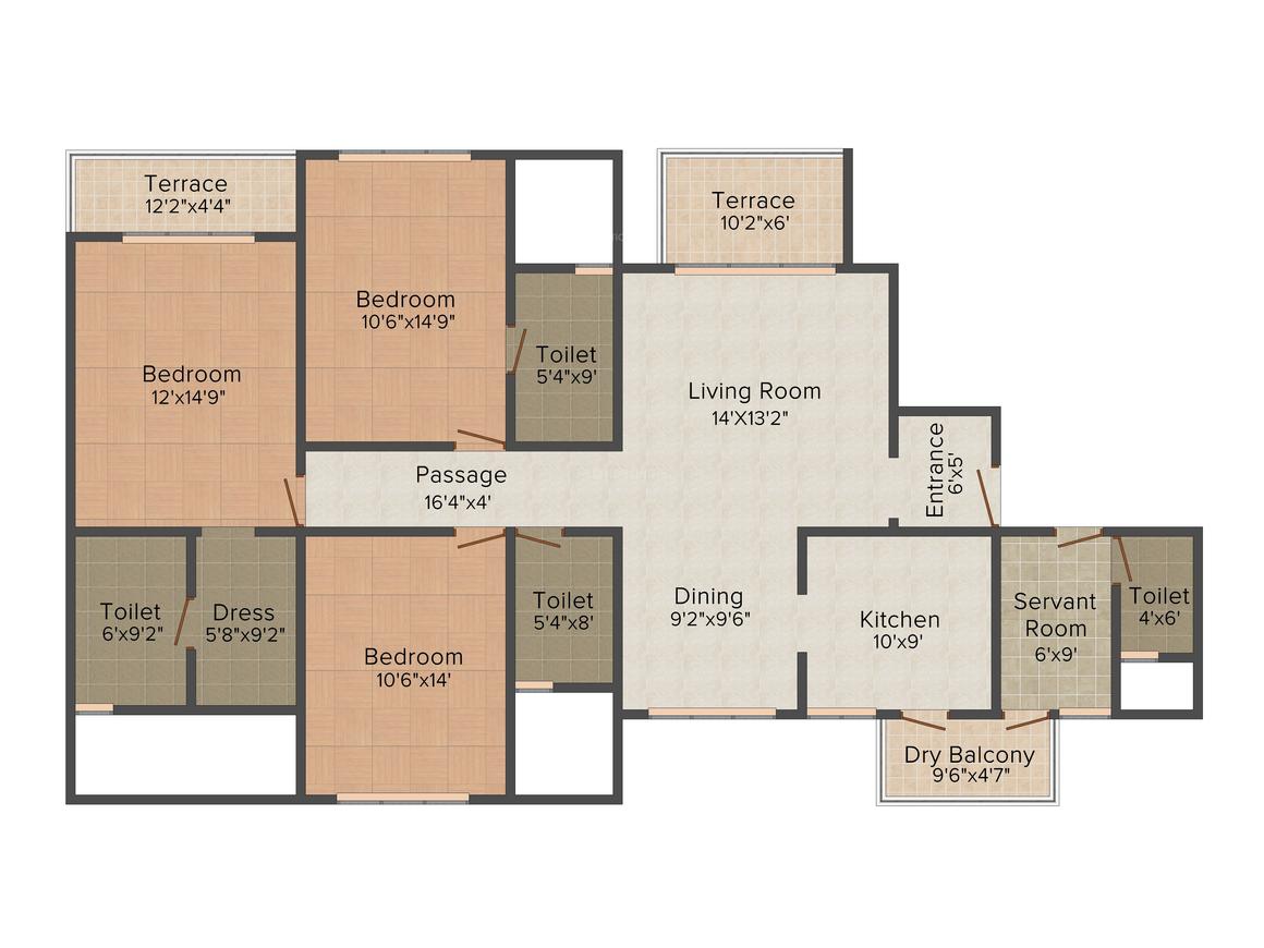 ACME Eden Court Floor Plan Sector 91, Mohali