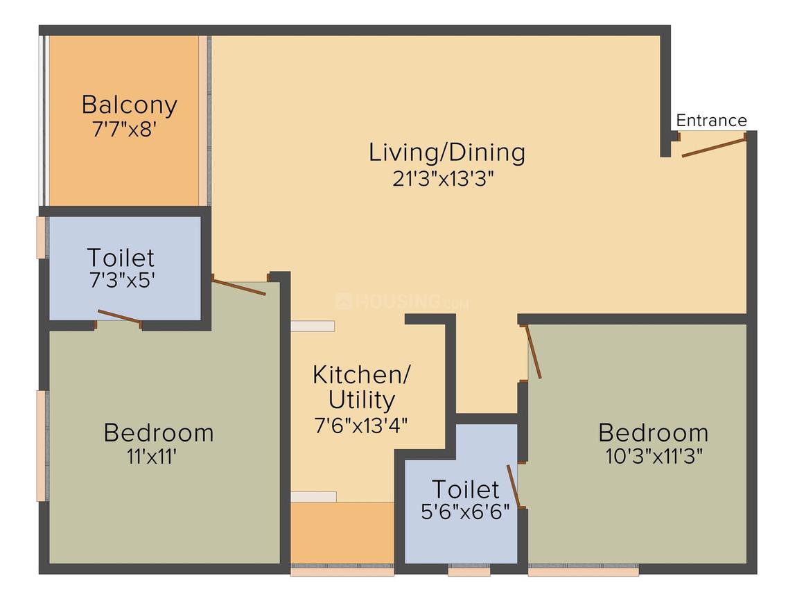 Suraksha Suraksha Landmark Floor Plan Arakere, Bangalore