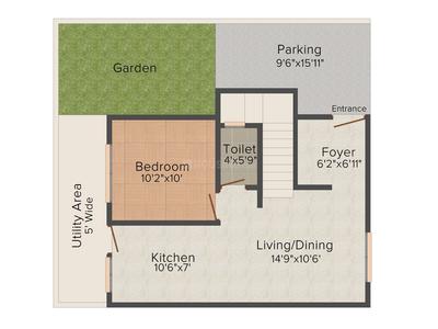 Shreeji Vandan Duplex 2D - Ground Floor 1