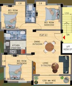 Oakside Apartment 2D 1