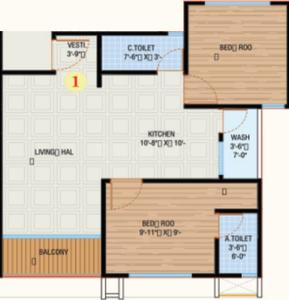 Nilkanth Seven Homes 2D 1