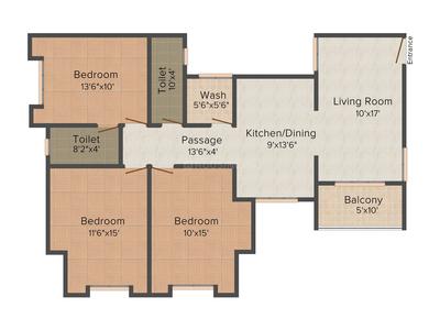 Modern Samruddhi Apartment 2D 2