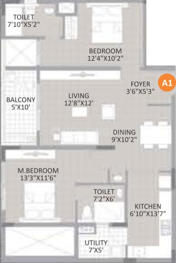 Saroj Harmony Floor Plan Halasahalli, Bangalore