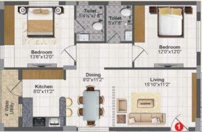 Rami Reddy Radha Krishna Towers 2D 1