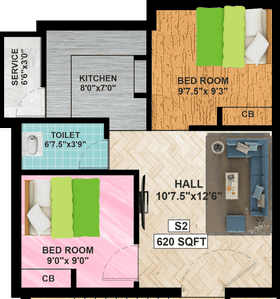 Bharathi Sai Castle Apartment 2D 1