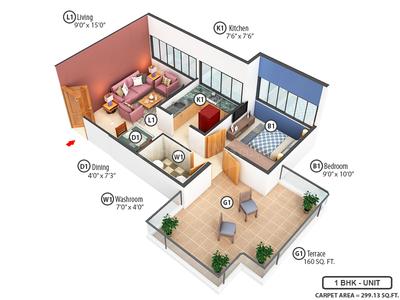 Rishikesh Heights 3D 1