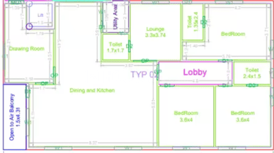 KBR Parnika Residency 2D 2