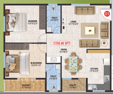 Advaith Serenity 2D 3