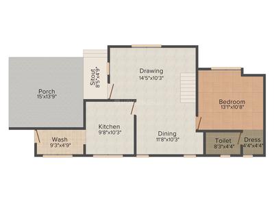 Harison Mount View 2D - Ground Floor 1