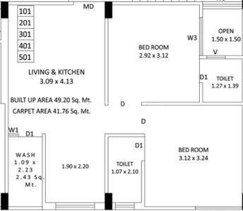 Parth Shivam Apartment 2D 1